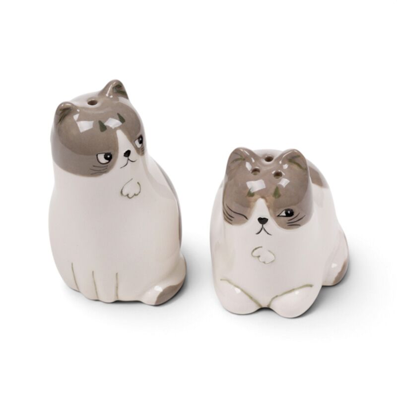 Beans & Co Cats Ceramic Salt & Pepper Set SP123