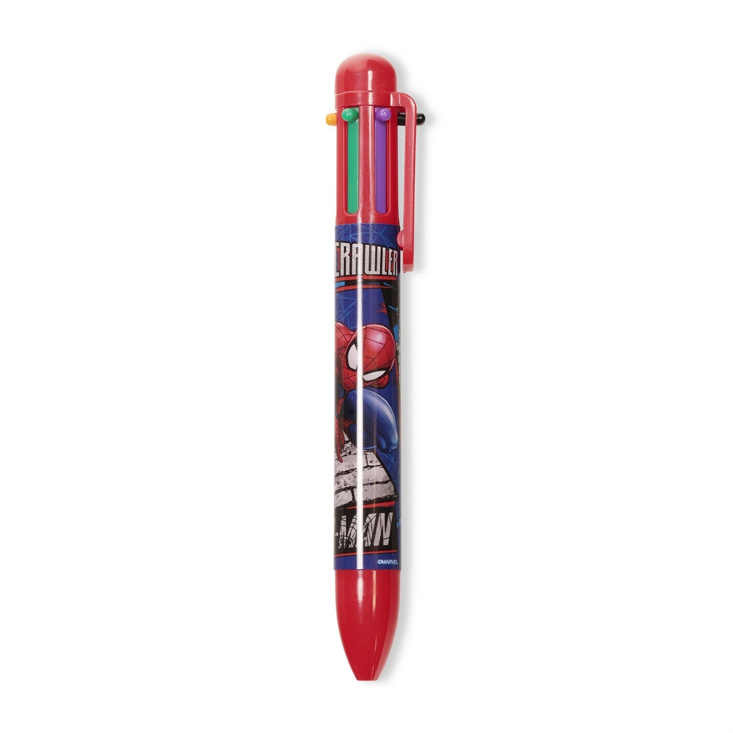 Marvel 6 Colour Spiderman Pen SP50014