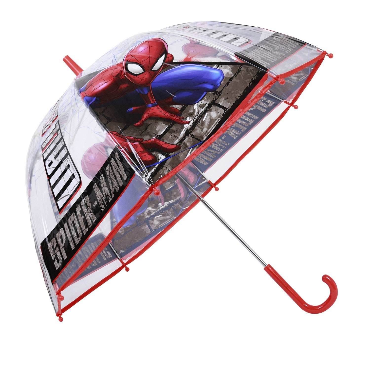 Marvel Transparent Bell Umbrella 19" Manual Spiderman SP50024
