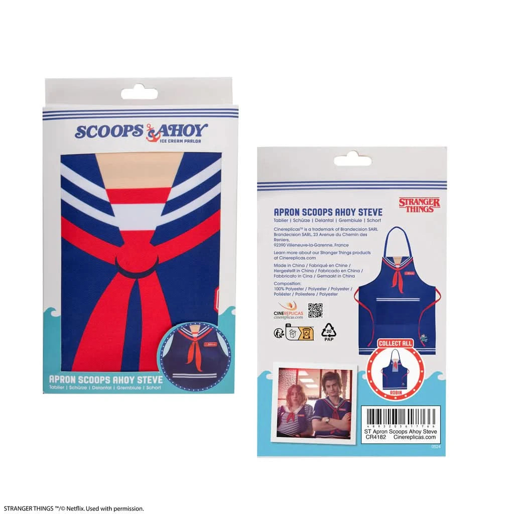Stranger Things Scoops Ahoy Steve Apron CR4182