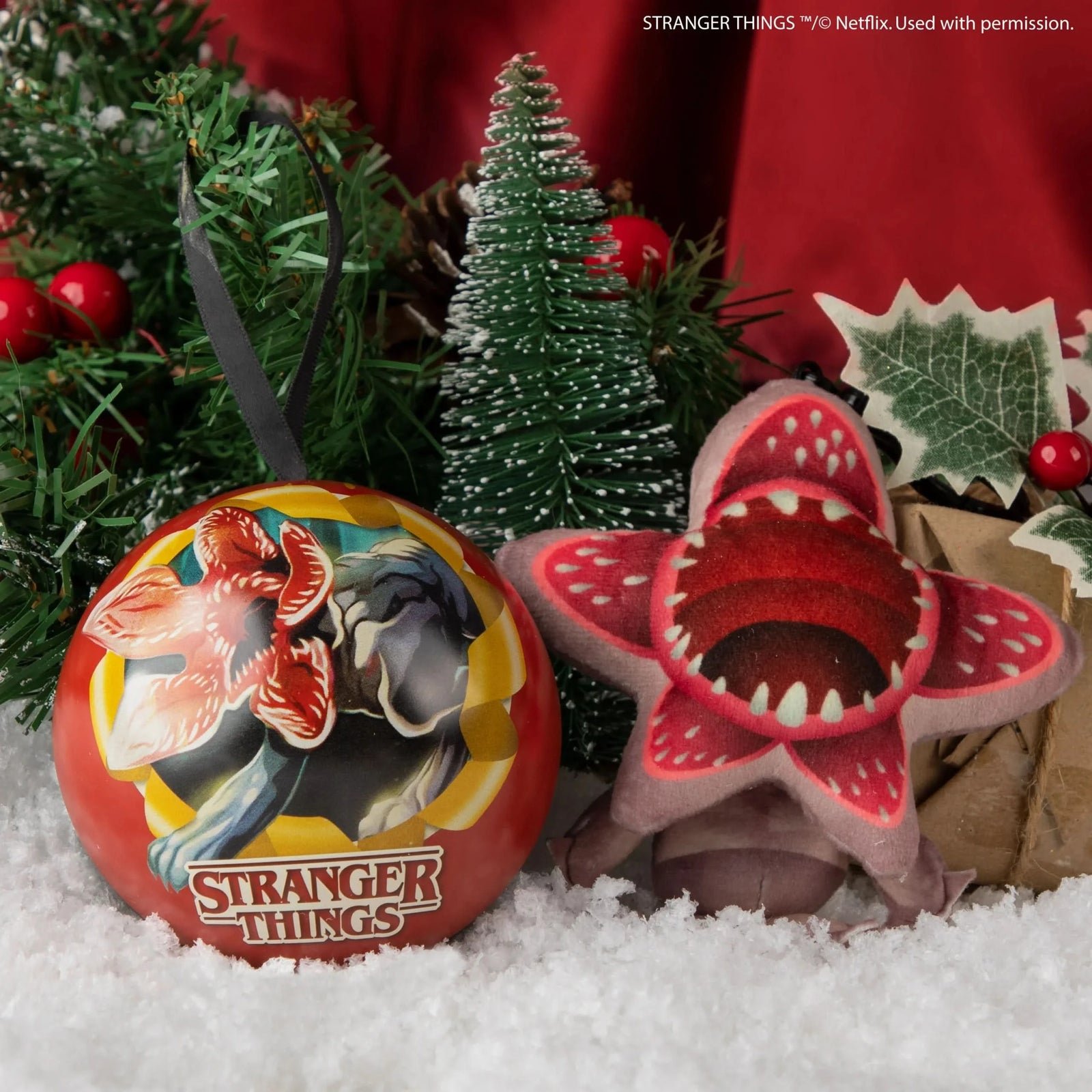 Stranger Things Demogorgon Keychain Plush Holiday Capsule CR2786