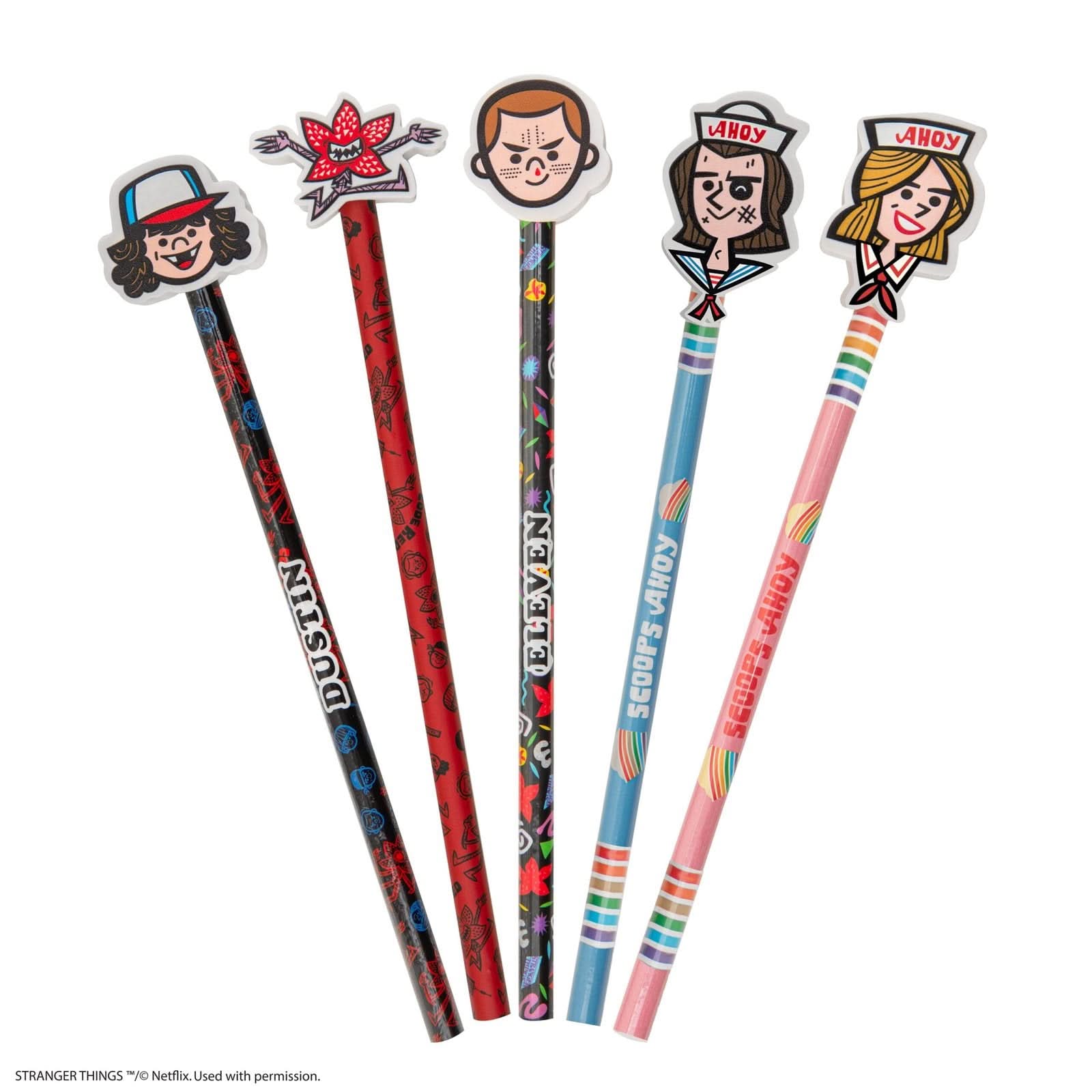 Stranger Things Pencil With Rubber - Steve CR5485