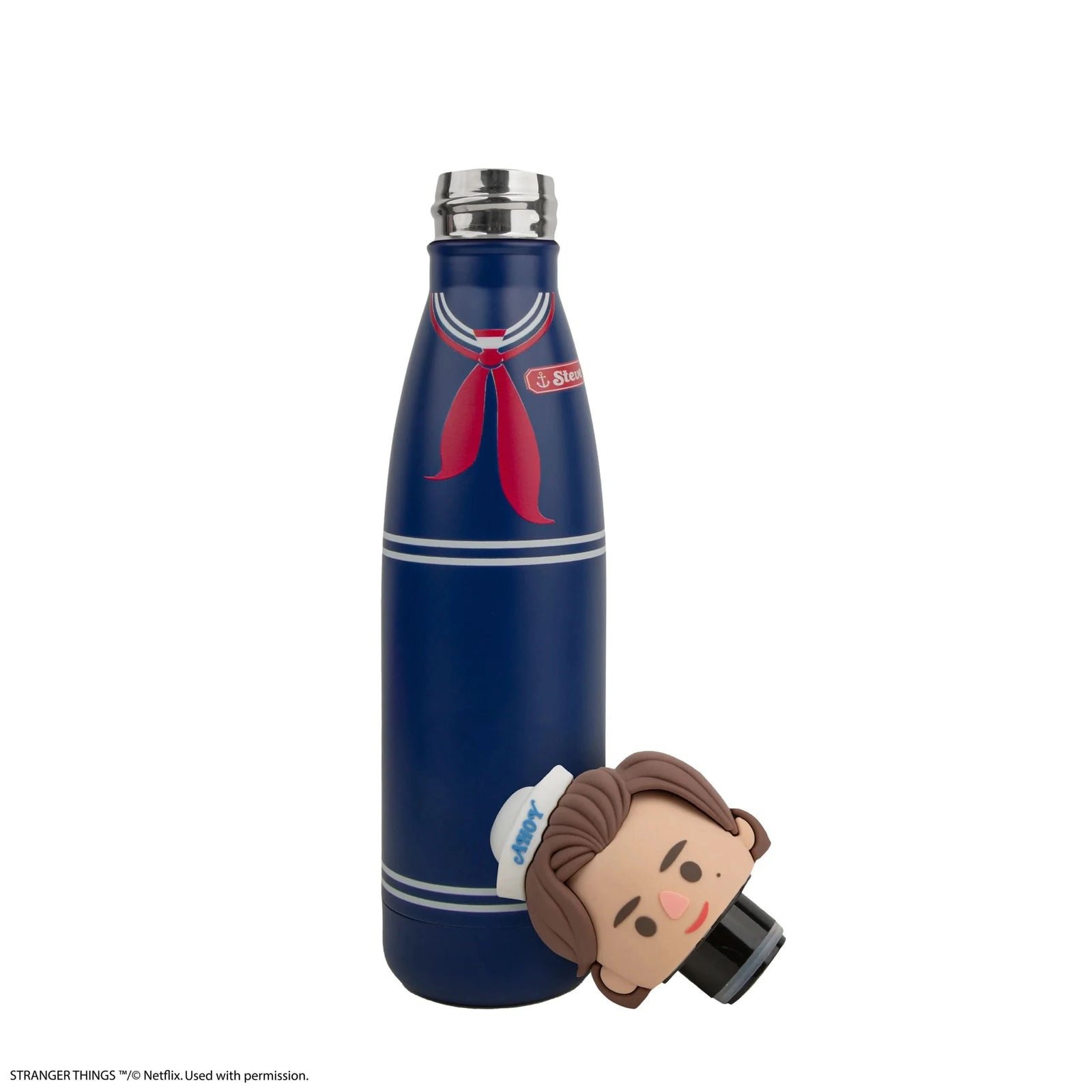 Stranger Things Scoops Ahoy Steve Water Bottle CR4084