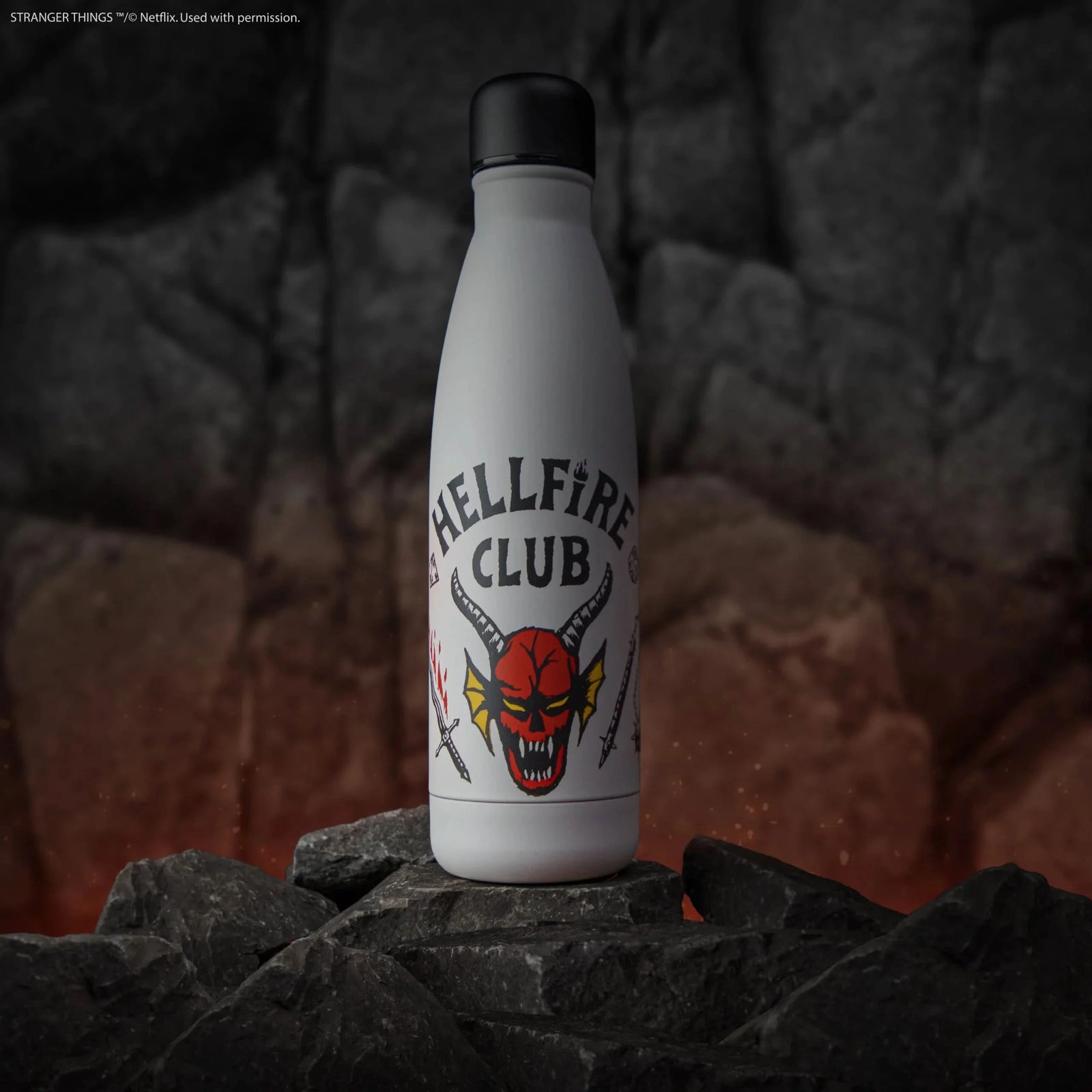 Stranger Things Water Bottle Hellfire Club CR4080