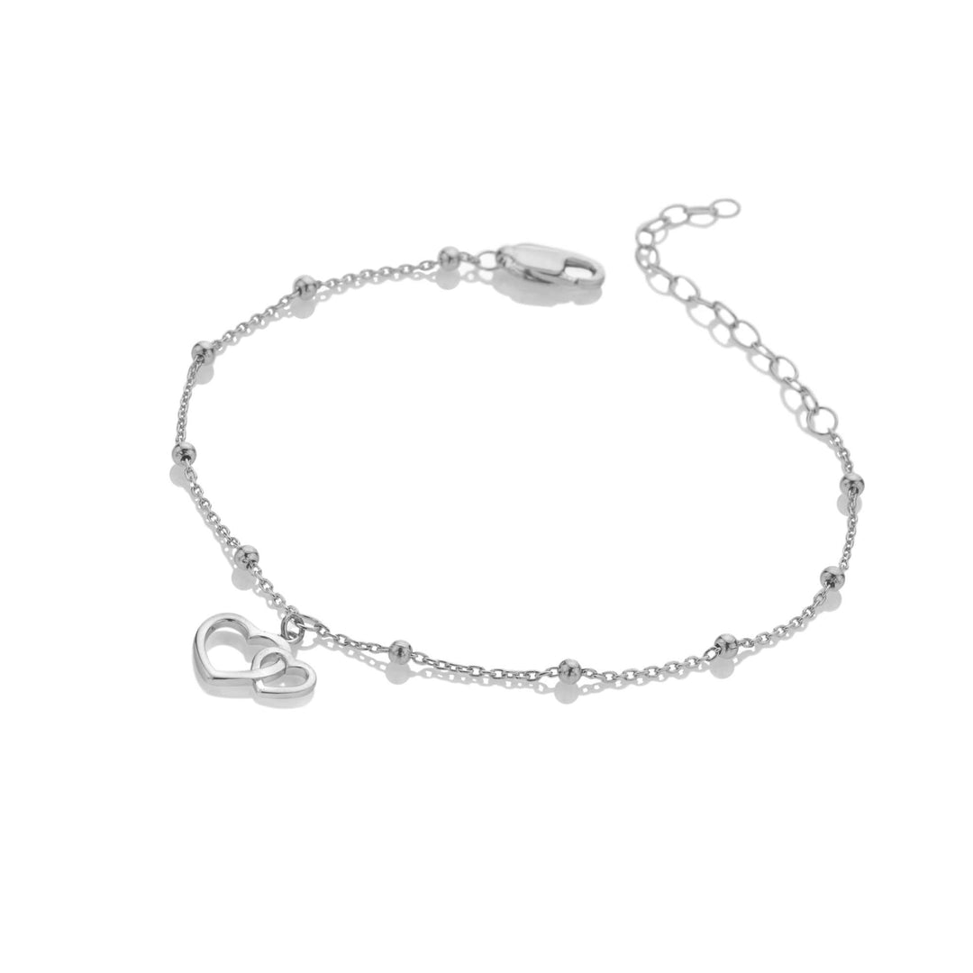 Silver Whisper Mother and Daughter Bracelet SWB005