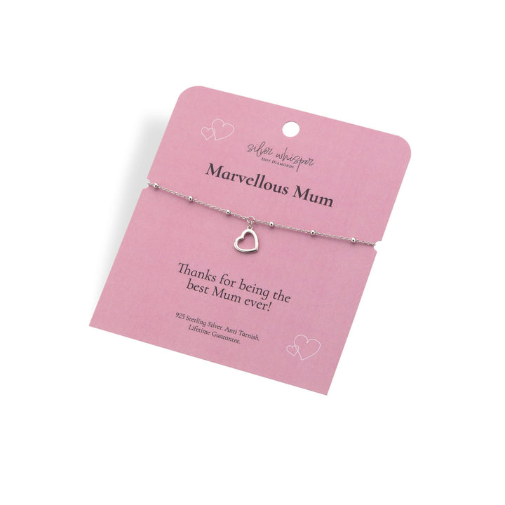 Silver Whisper Marvelous Mum Bracelet SWB012