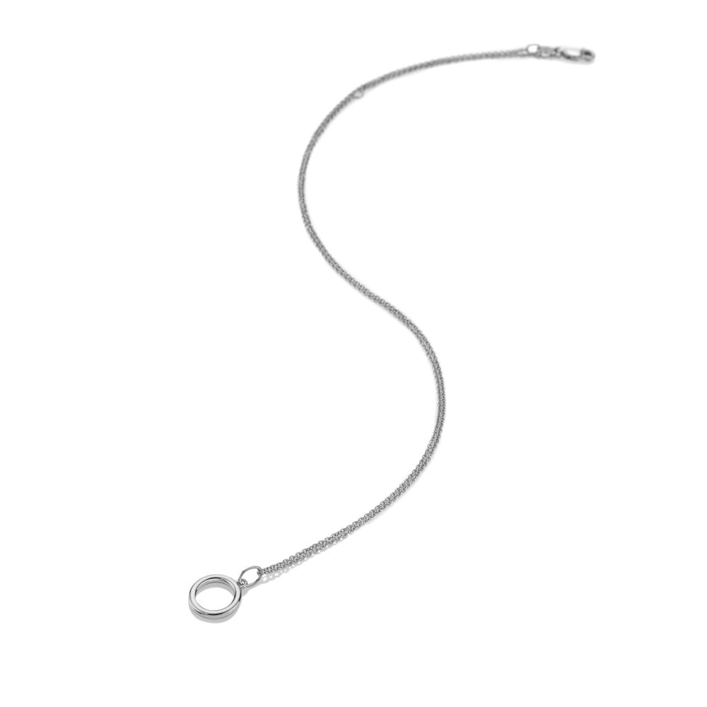 Silver chain necklace