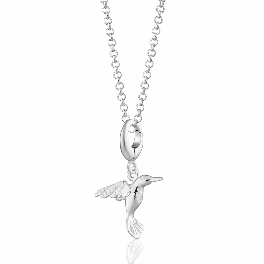 Silver Hummingbird Necklace CNSHB-1