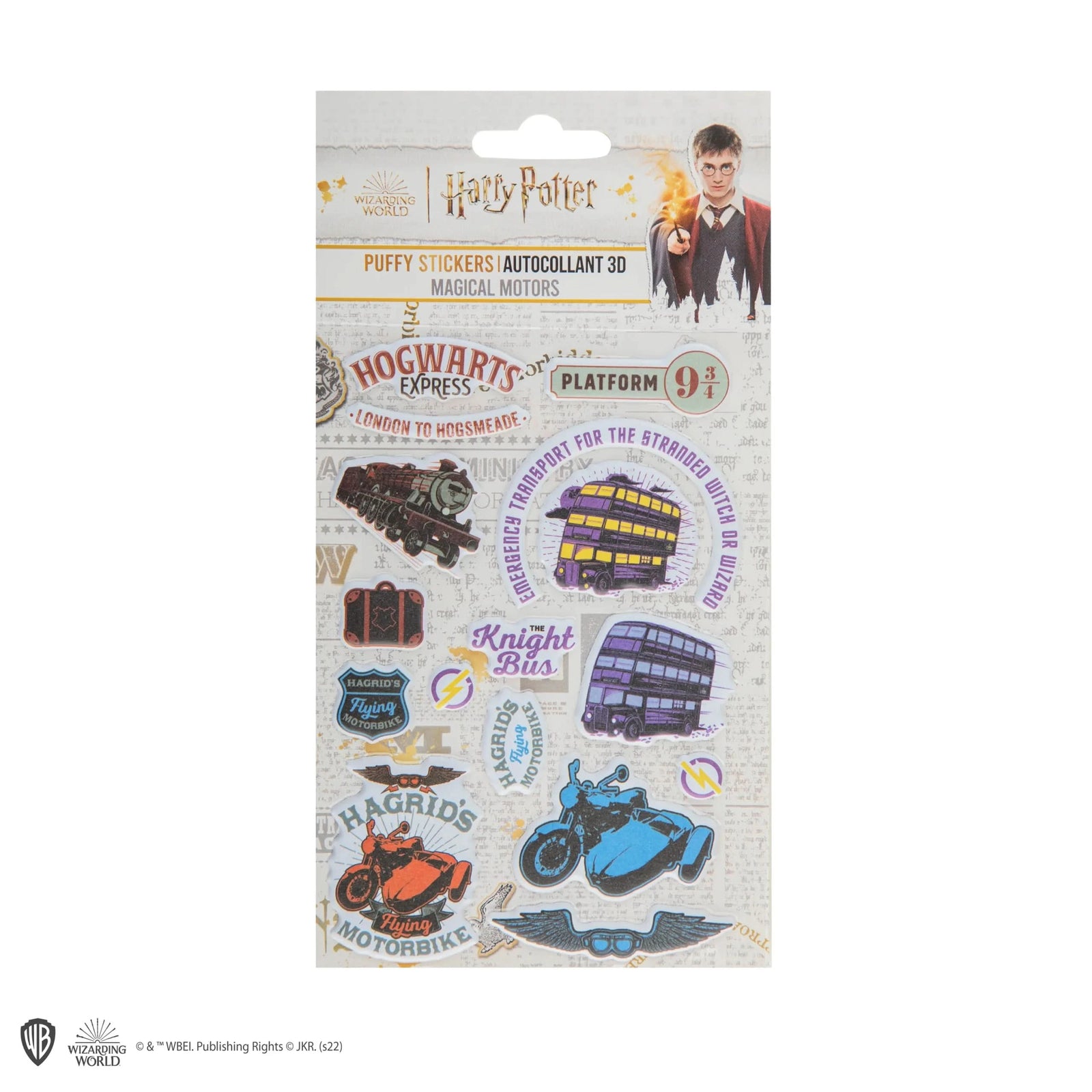 Harry Potter Puffy Sticker - Magical Motors CR5203