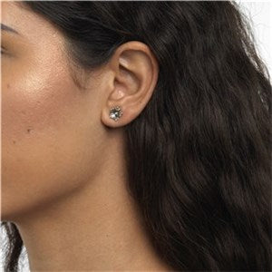 Sterling Silver Carolina Jessamine Studs Earrings TAGEA-00084