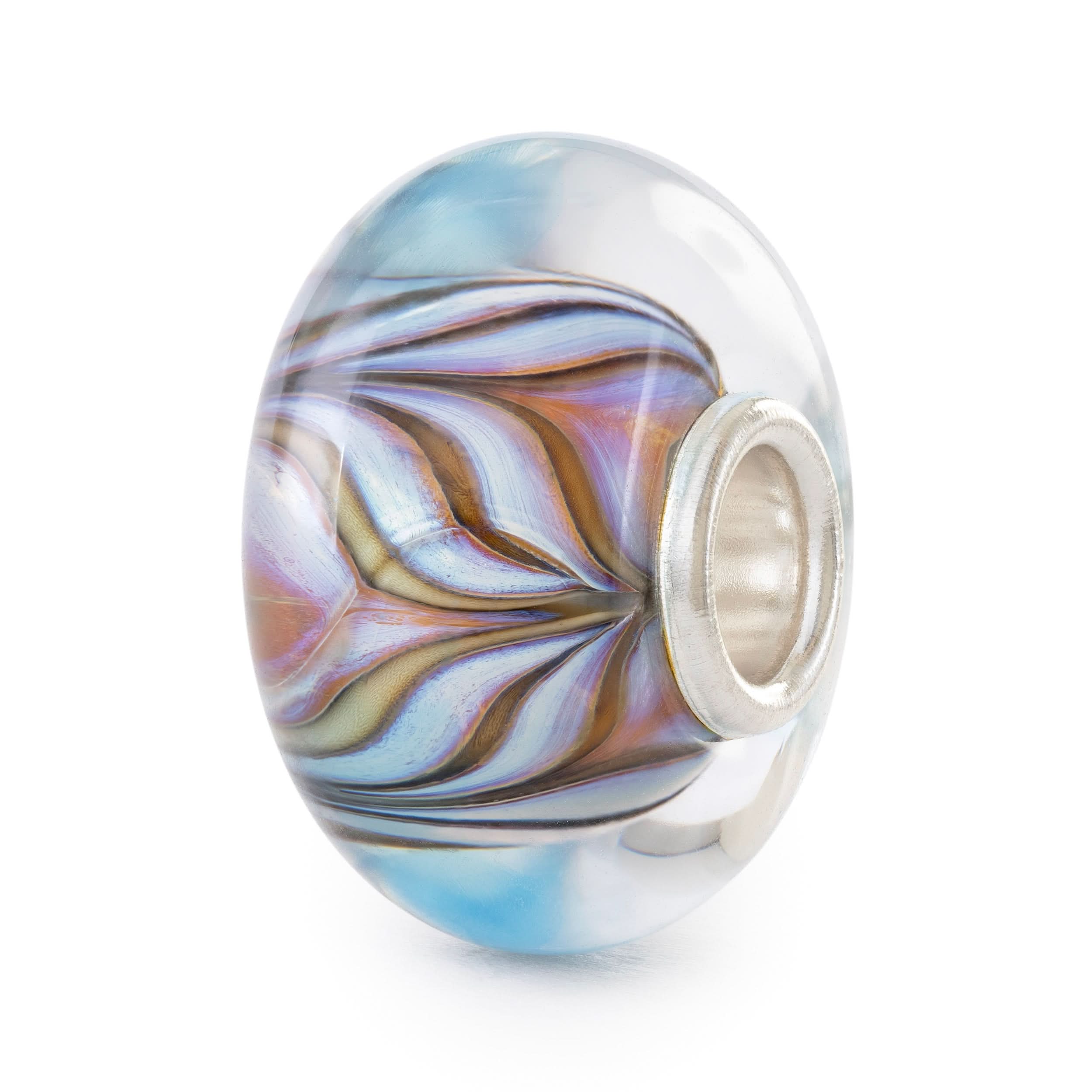 Blue Wish Glass beads Trollbeads TGLBE-30073 925 Silver, Glass Blue Wish Glass beads Trollbeads TGLBE-30073 925 Silver, Glass