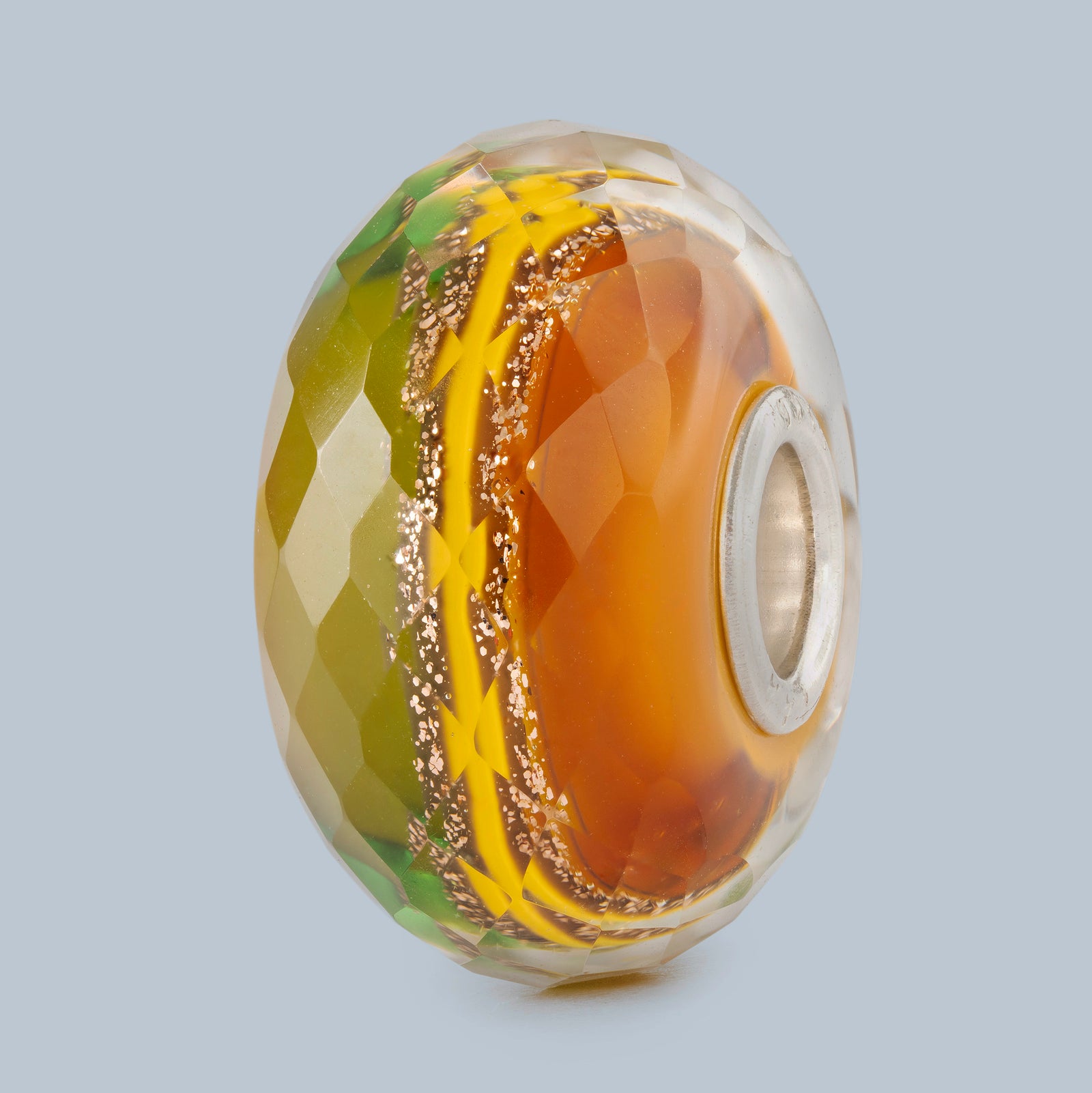 Trollbeads Golden Drift Glass Bead TGLBE-30167