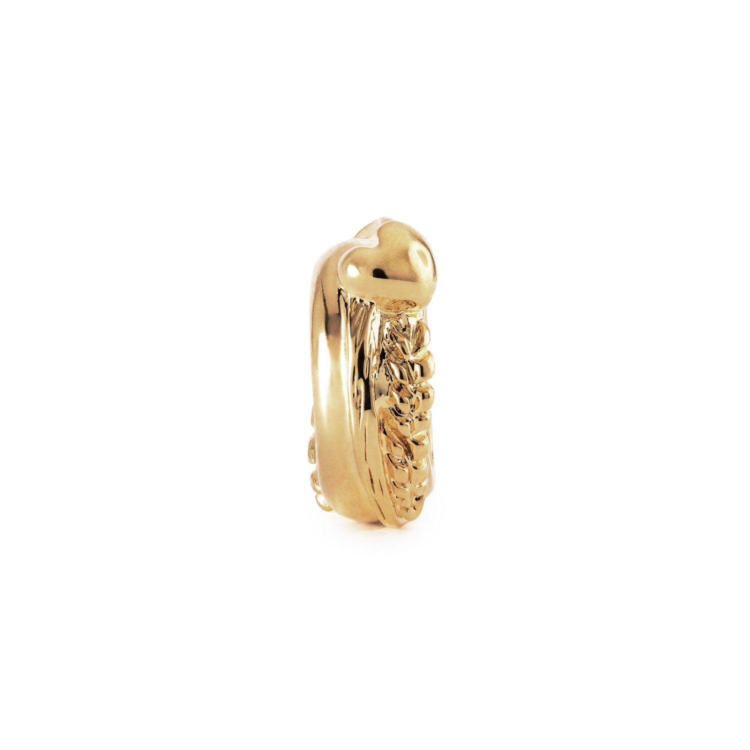 Trollbeads Heart of Harvest Spacer, Gold Plated TGPBE-50003