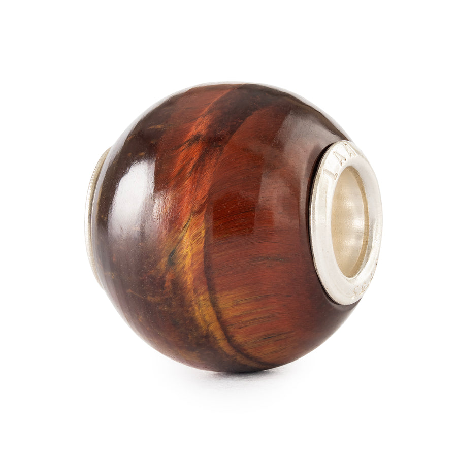 Trollbeads Round Red Tiger Eye Bead TSTBE-00044