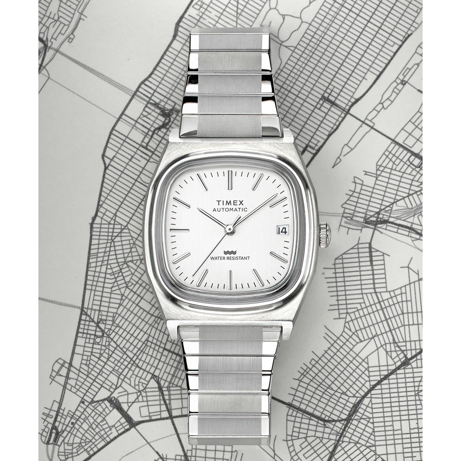 Timex Gents Lab Silver-Tone Watch TW2W70800