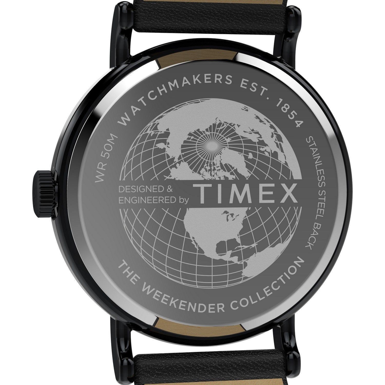 Timex Mens Weekender Main Line Brass Black Dial Watch TW2Y15900