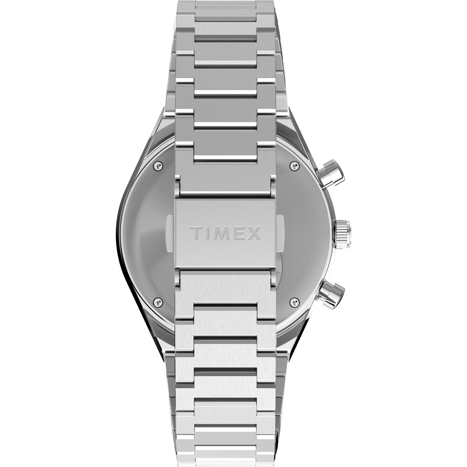 Timex Mens Q Timex Stainless Steel White Dial Watch TW2Y36200