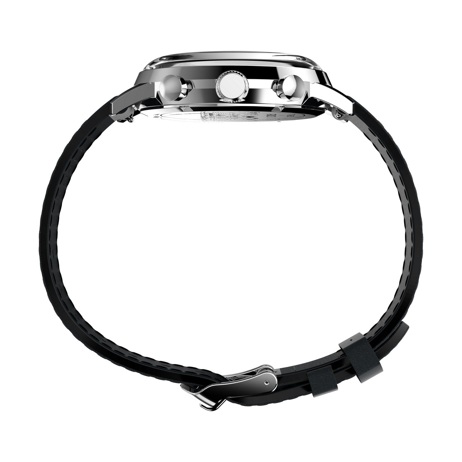 Timex Mens Peanuts Stainless Steel Black Dial Watch TW2Y48500