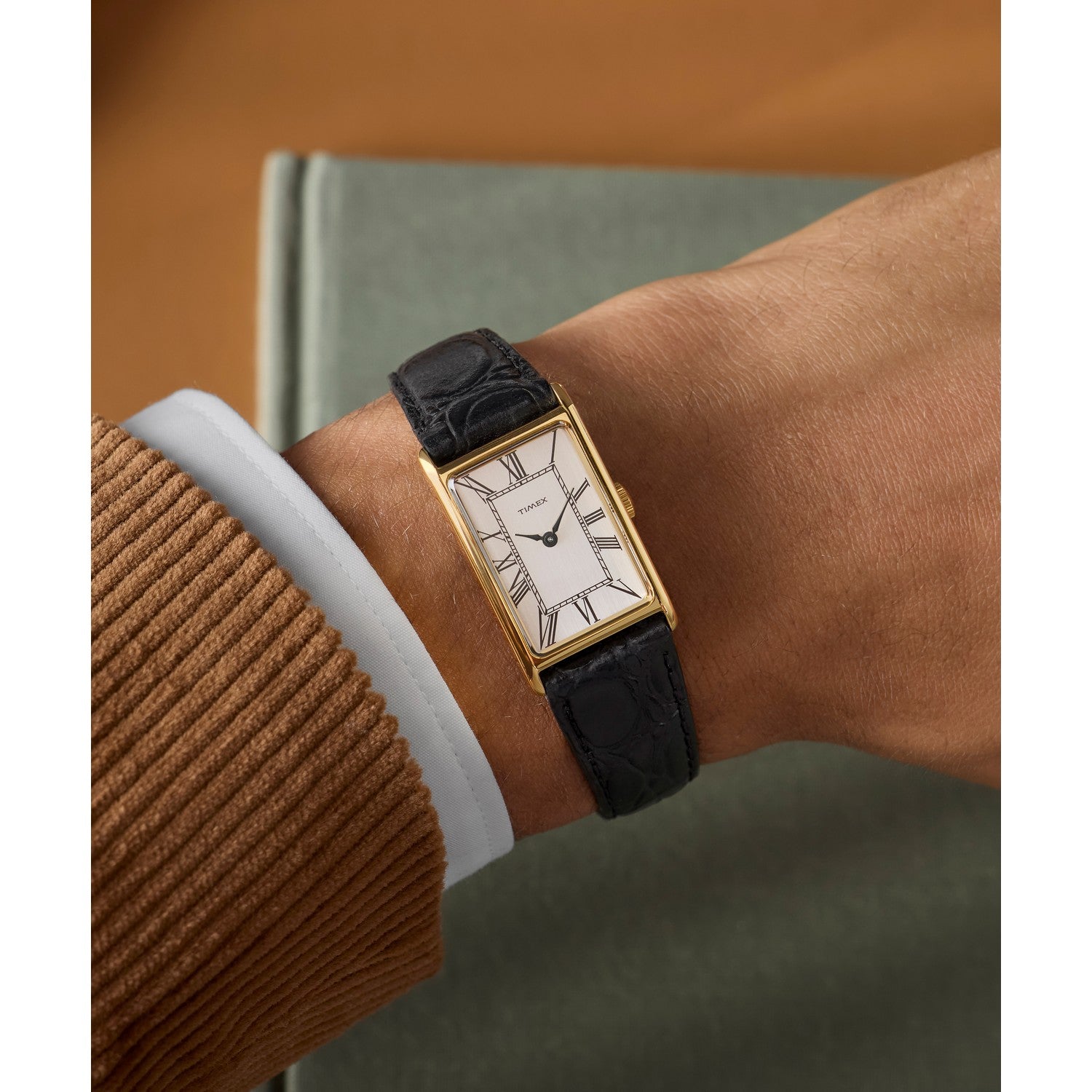 Timex Mens Timex Lab Stainless Steel White Dial Watch TW2Y56200