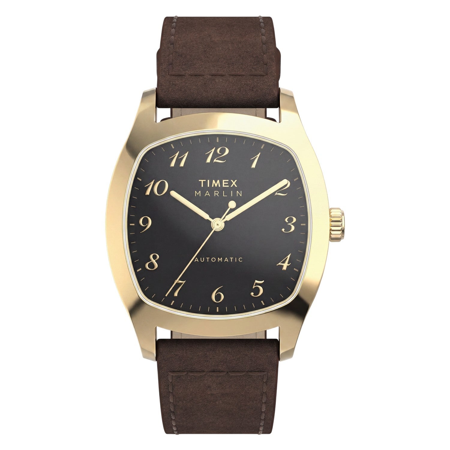 Timex Watches Mens Marlin® Chatham Automatic 36mm Leather Strap Watch TW2Y84500