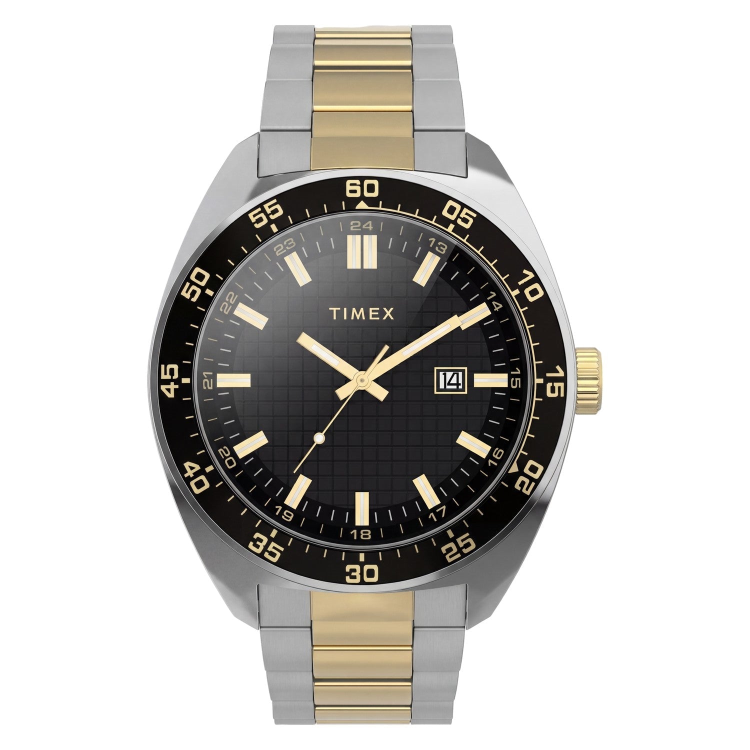 Timex Watches Mens Weston 45mm Stainless Steel Bracelet Watch TW2Y89100