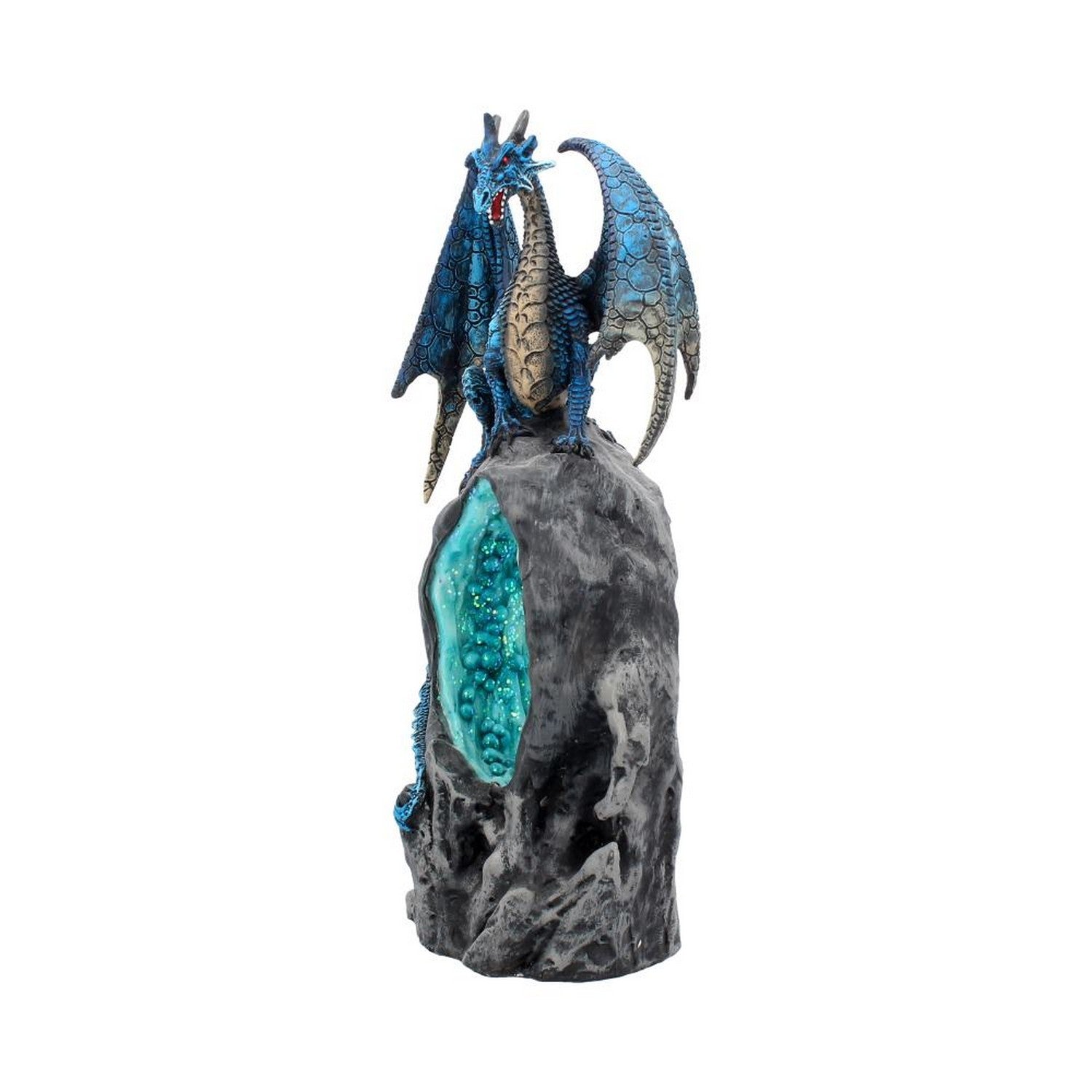 Frostwing's Gateway Figurine Blue Dragon Crystal Light Up Ornament U2470G6