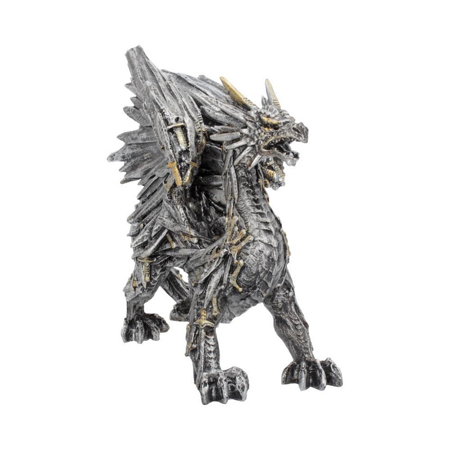 Swordwing Silver Dragon Sword Blade Figurine U4528N9