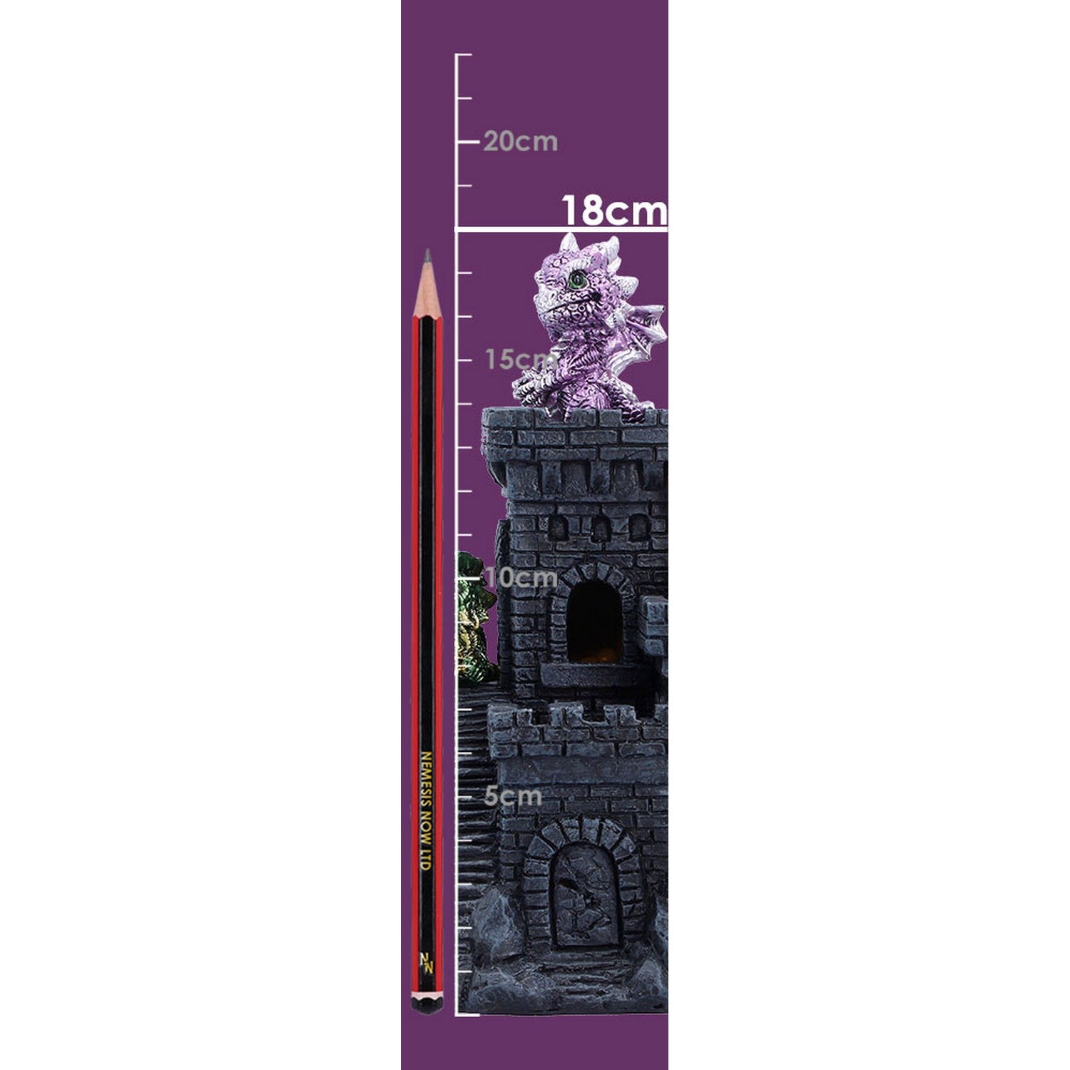 Dragonlings Keep LED Castle Display Piece 18cm U7598B26