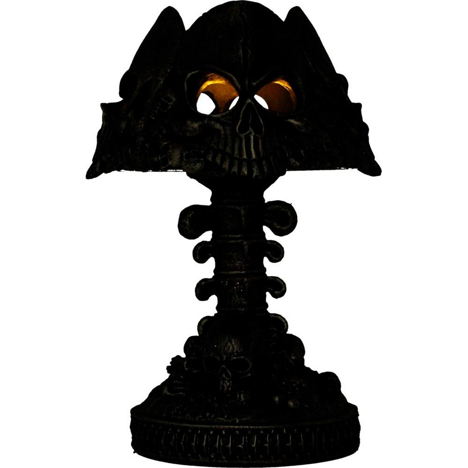 Gothic Skull Lamp Silver 22.6cm U7610B26
