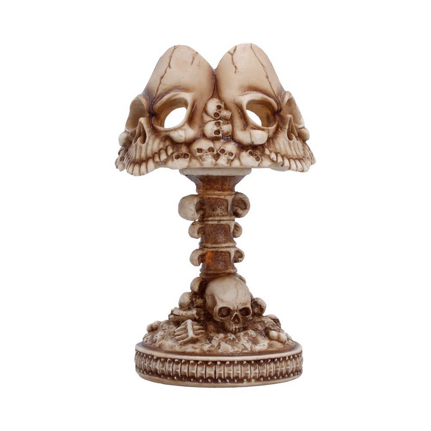 Gothic Skull Lamp Bone 22.6cm U7611B26