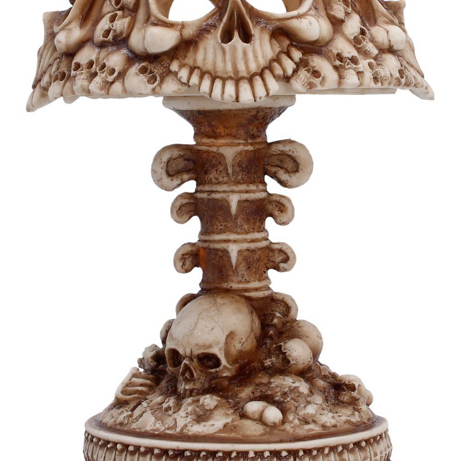 Gothic Skull Lamp Bone 22.6cm U7611B26