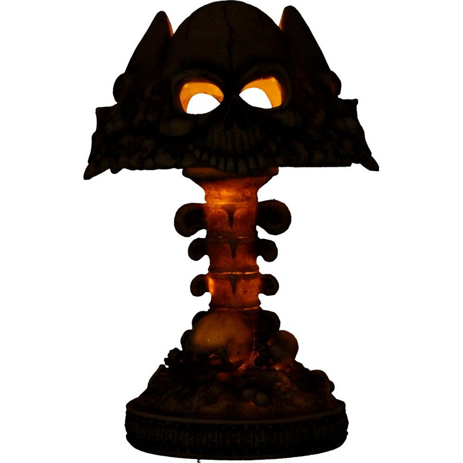 Gothic Skull Lamp Bone 22.6cm U7611B26