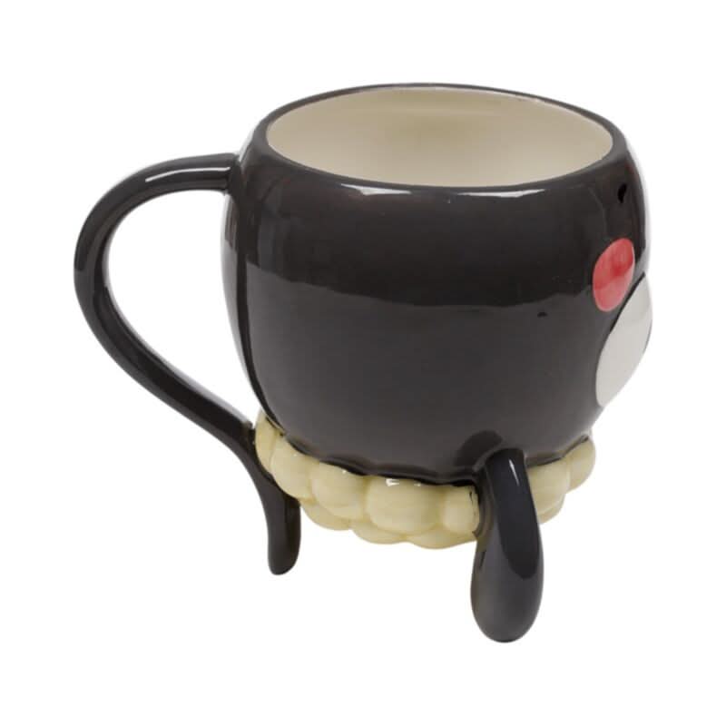 Kawaii Cute Shaun the Sheep Upside Down Ceramic Shaped Mug UMUG19