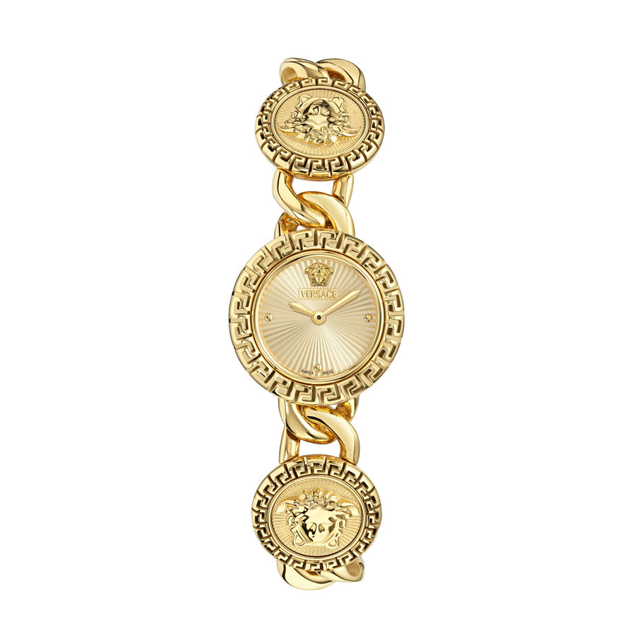 Versace Women’s Elegant 38 mm Diamond Accent Watch VE0Q00425
