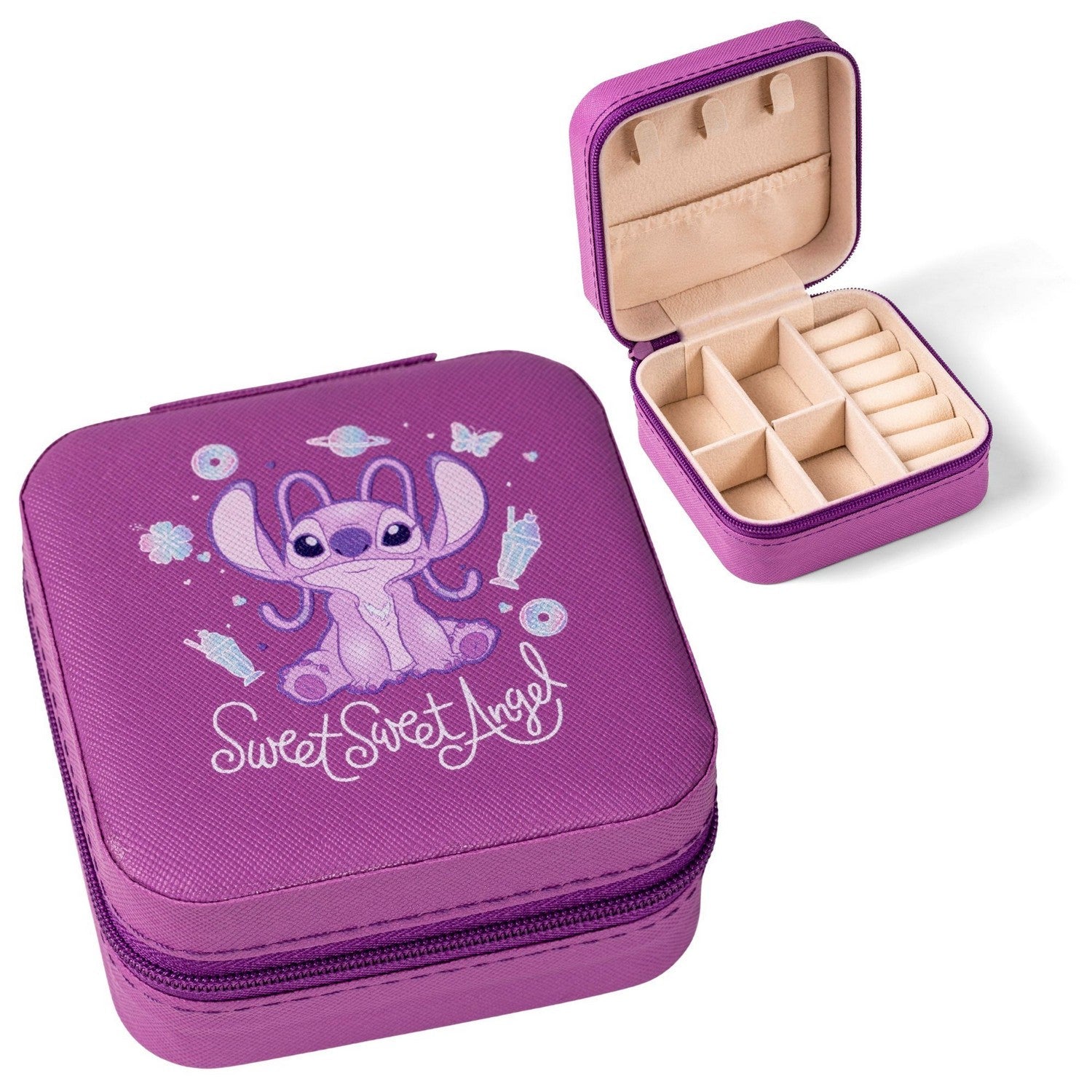 Disney Stitch Angel Sm Square Jewellery Case VZ703181L.PH