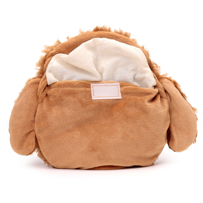 Cavapoo Fluffy Dog Head Microwavable Plush Lavender Heat Pack WARM107