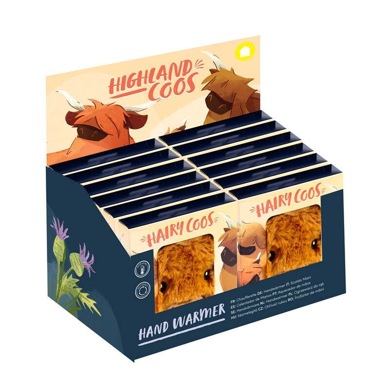 Highland Coo Cow Plush Hand Warmer WARM127V