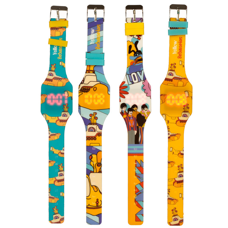 The Beatles Yellow Submarine Silicone Digital Watch WATC08