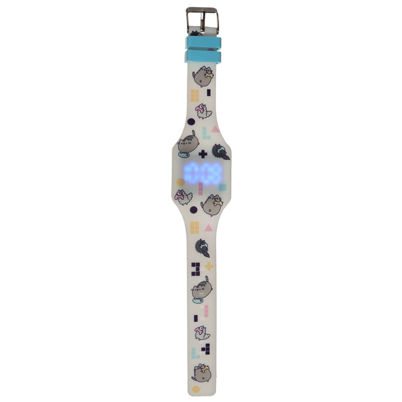 Pusheen Cat Gamer Girl Silicone Digital Watch WATC19