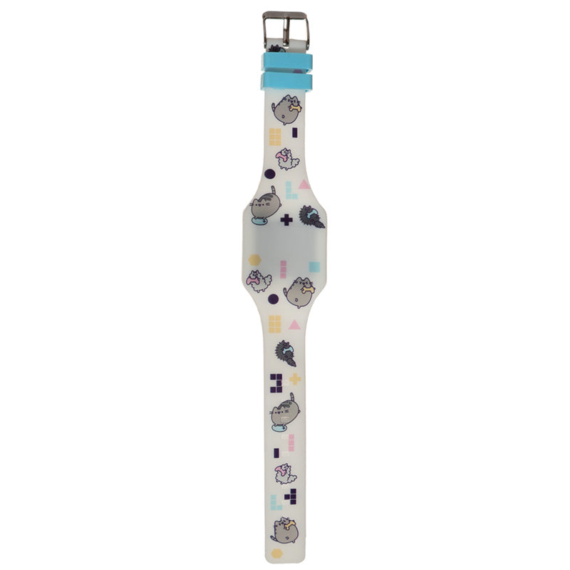 Pusheen Cat Gamer Girl Silicone Digital Watch WATC19