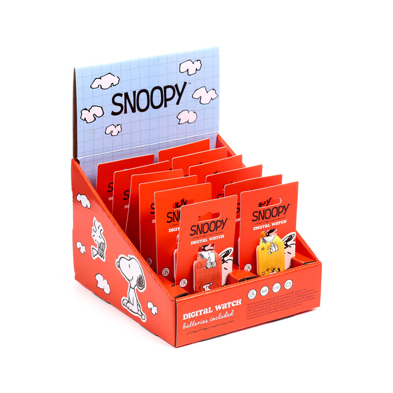 Peanuts Snoopy & Woodstock Silicone Digital Watch WATC36