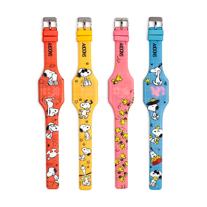 Peanuts Snoopy & Woodstock Silicone Digital Watch WATC36