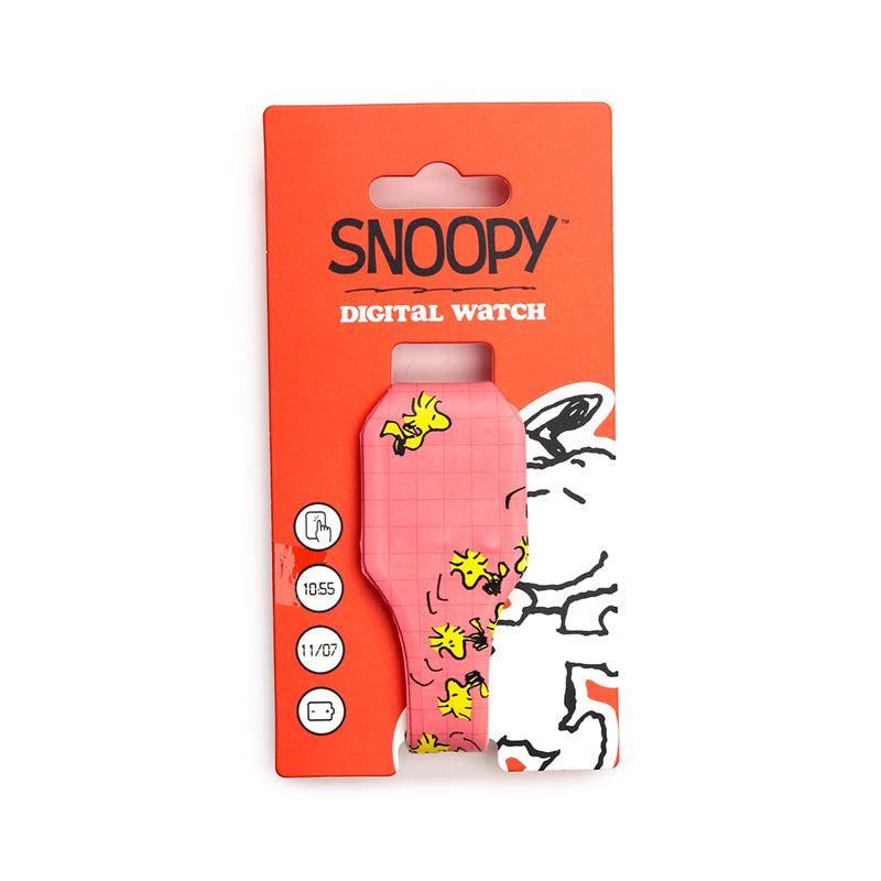 Peanuts Snoopy & Woodstock Silicone Digital Watch WATC36