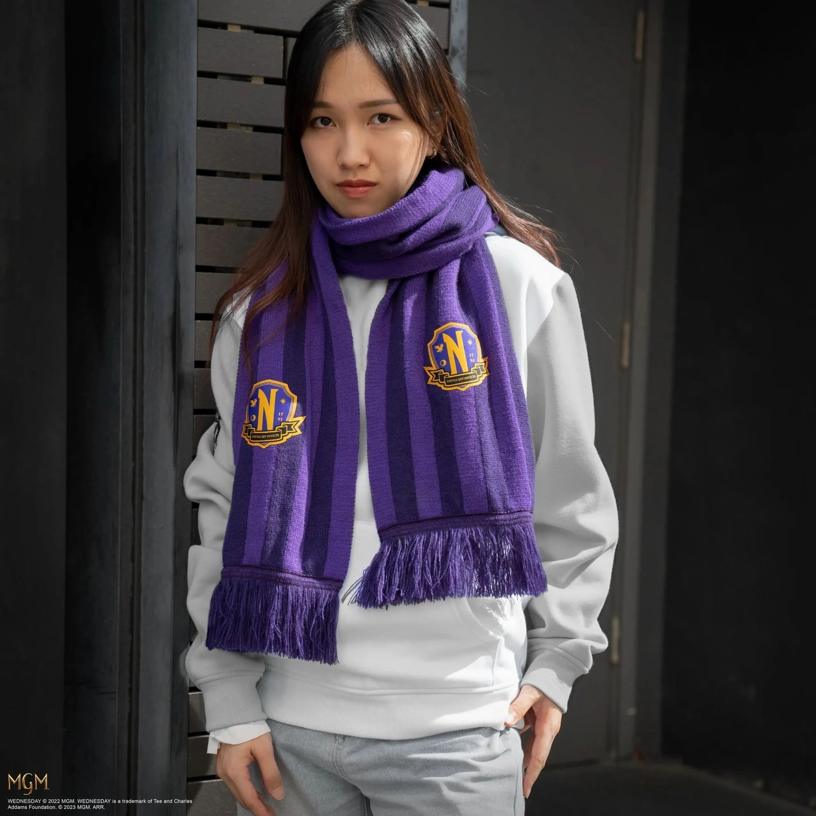 Nevermore Academy Purple Scarf CR1071