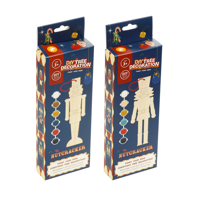 Christmas The Nutcracker Paint Your Own DIY Christmas Tree Decoration XDIY23