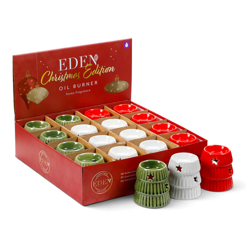 Eden Small Abstract Christmas Tree Oil Burner XOB429