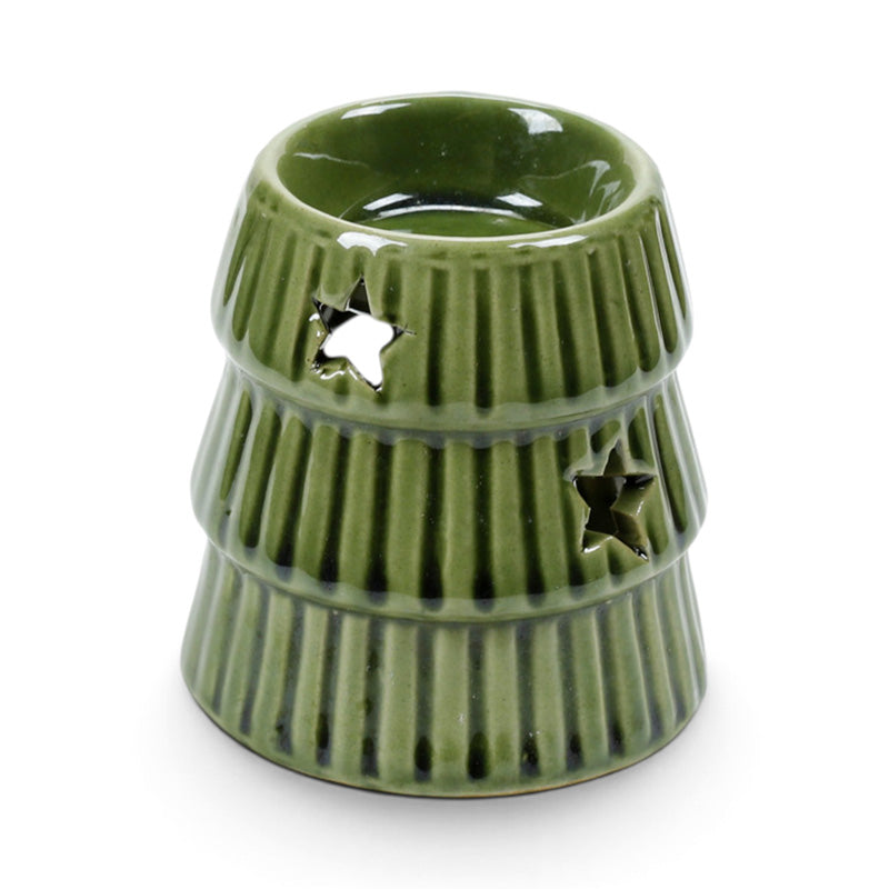 Eden Small Abstract Christmas Tree Oil Burner XOB429