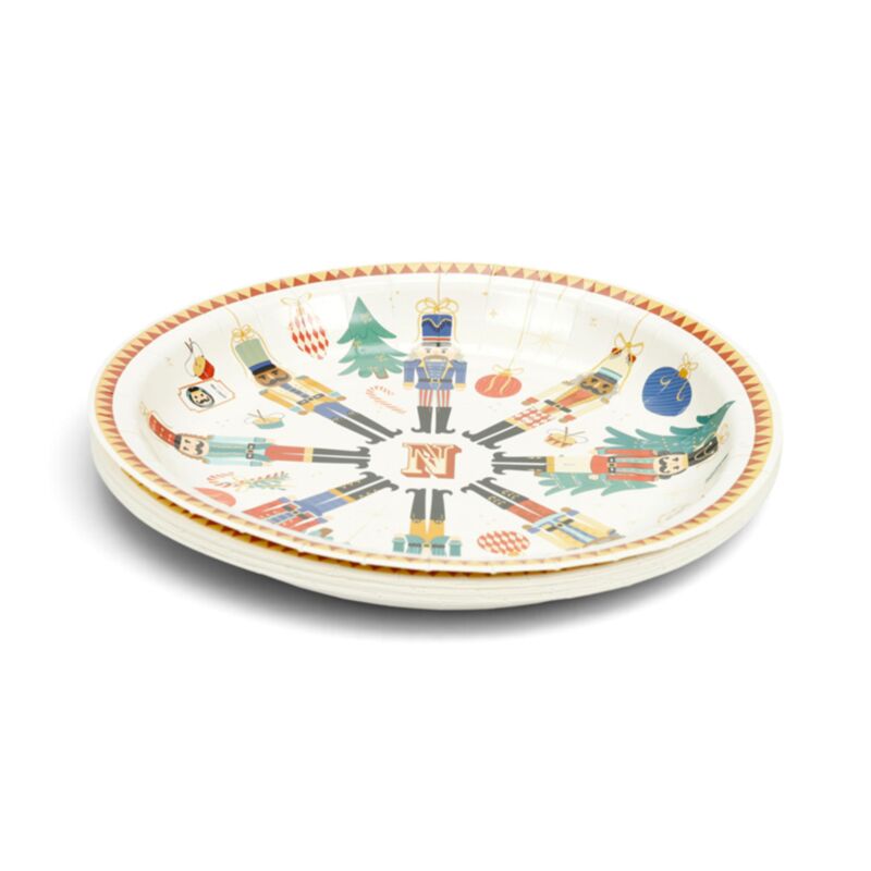 Christmas The Nutcracker Set of 10 Paper Party Plates XPTAB03