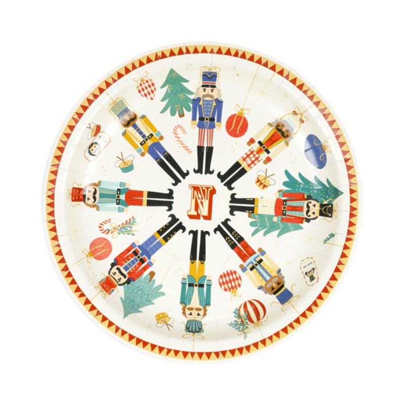 Christmas The Nutcracker Set of 10 Paper Party Plates XPTAB03