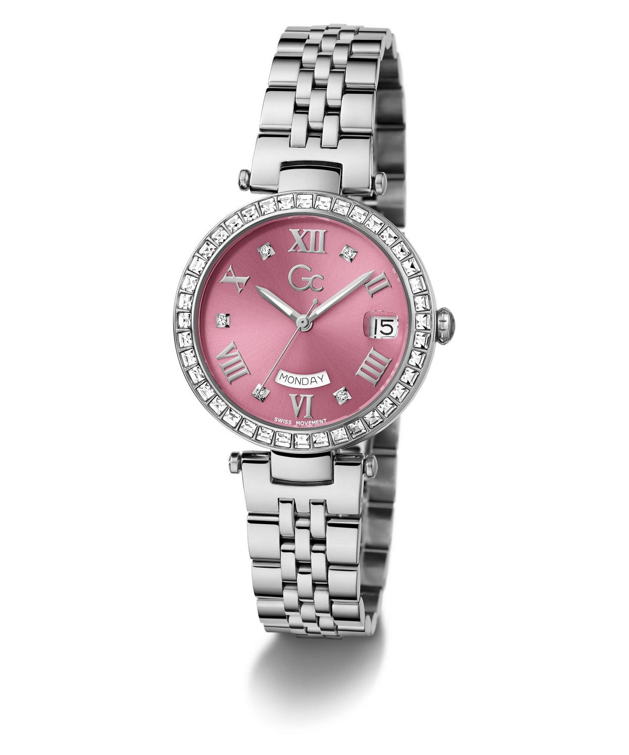 GC Dress Womens Silver Tone Watch Z01024L3